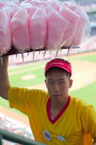 Cotton candy vendor