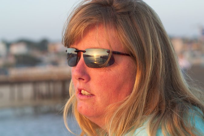 Diana at Pismo Pier