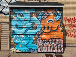 Blue Sheep Orange Bull