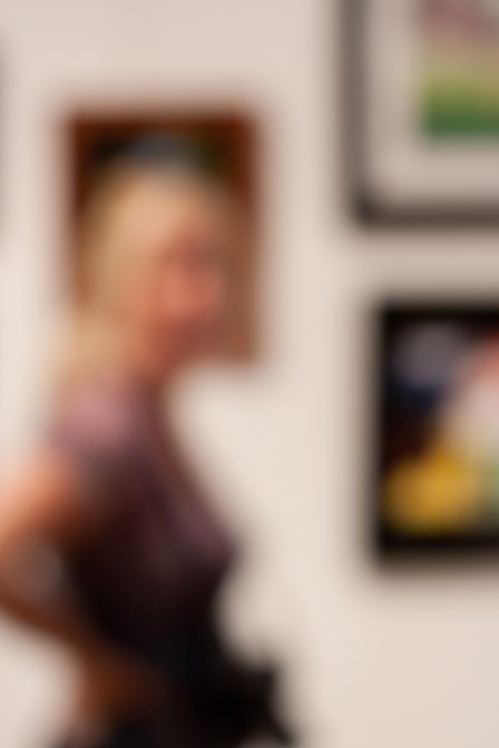 Blurred Art Viewers, I