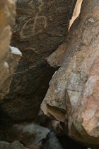 Sun And Figure In Cleft