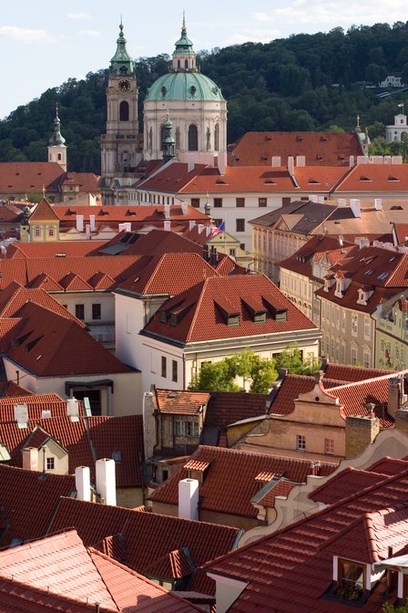 Town Roofs From Castle, I