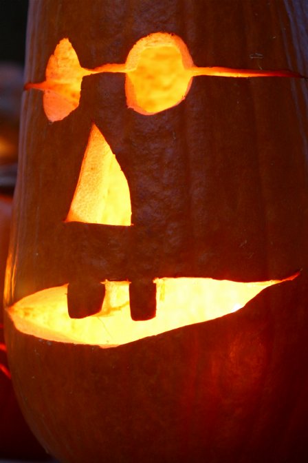 Diana's nerdy pumpkin