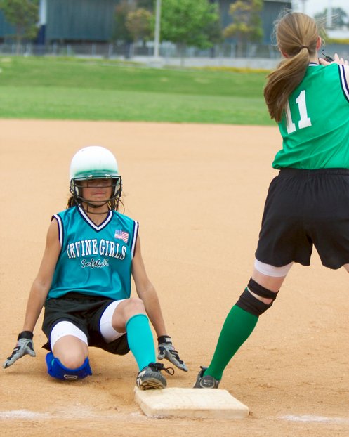 Allie Slides Into 3rd