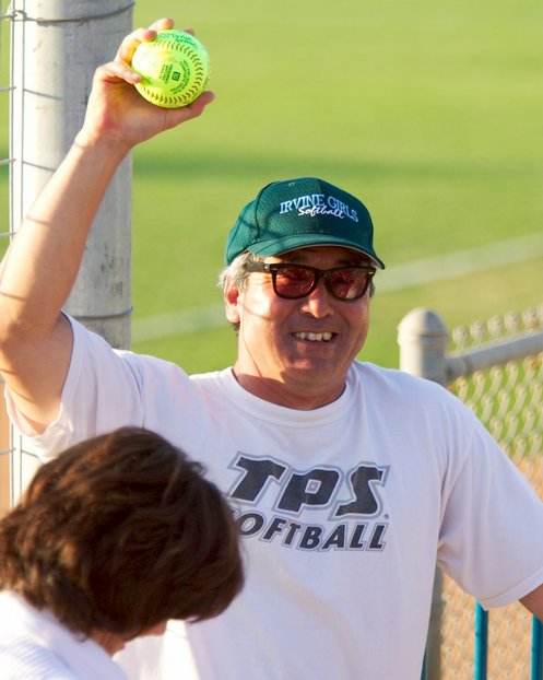 Mike Shows Off His Ball
