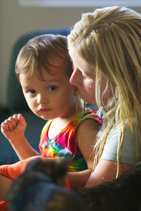 Sara Holding Charlie