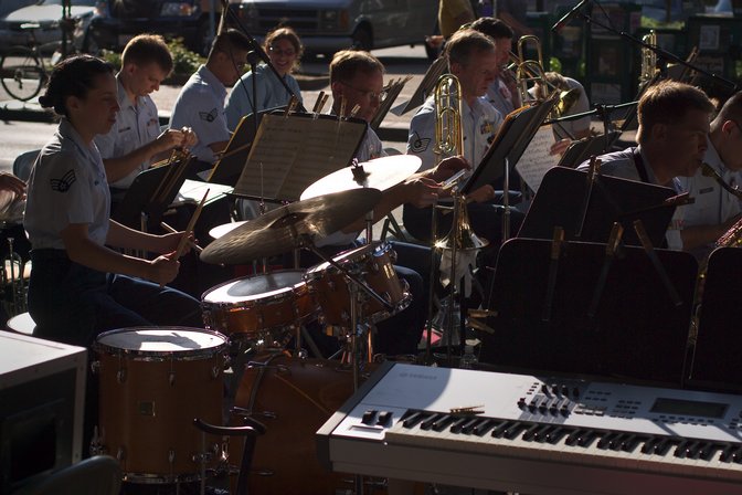 Air National Guard Band at Farmers Market, I