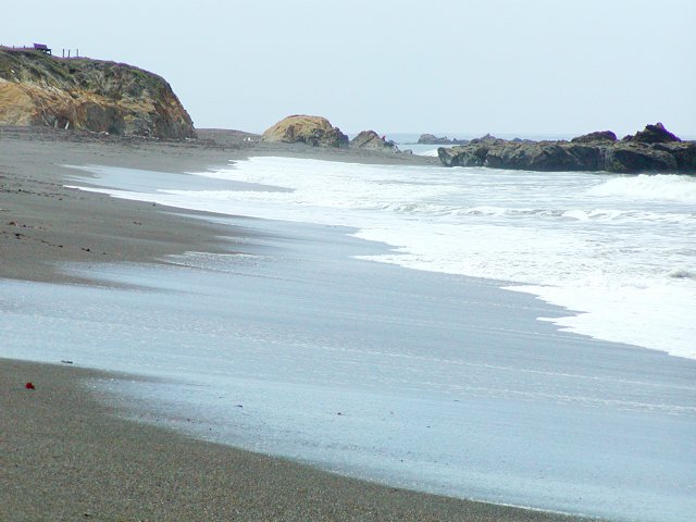 The beach