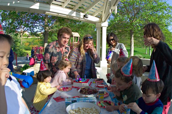 Cake cutting scene