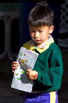 Daniel and his bug-hunting bag