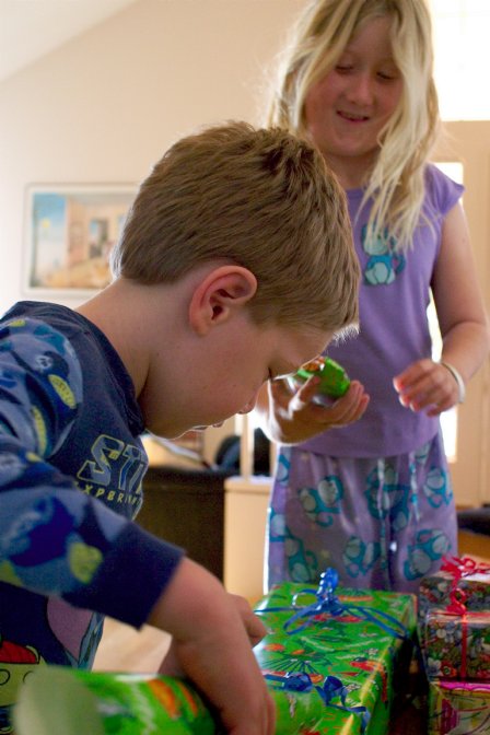 Opening more presents