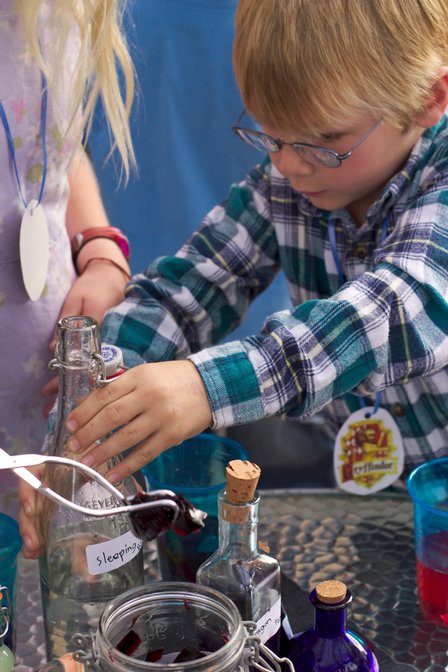 Aaron with sleeping potion