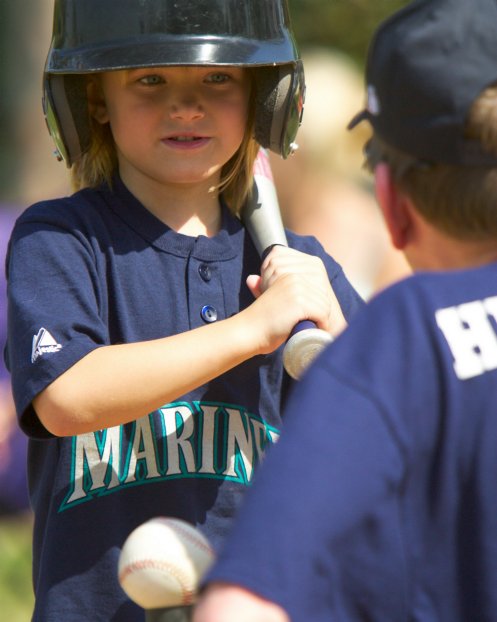 Alana gets some batting tips