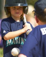 Alana gets some batting tips