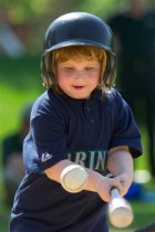 Michela bats too low