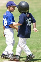 Michela and the Dodger third baseman
