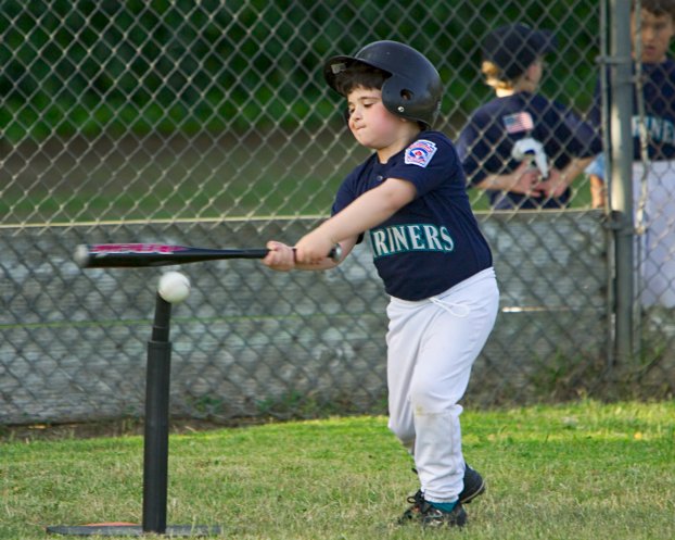 Noah at bat