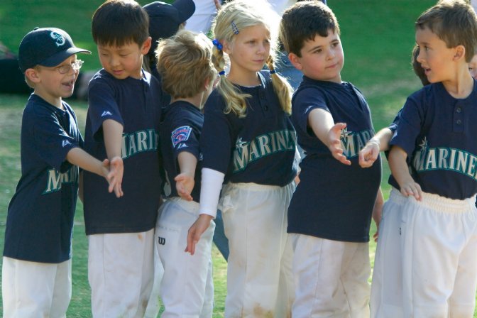 Lined up for handshakes