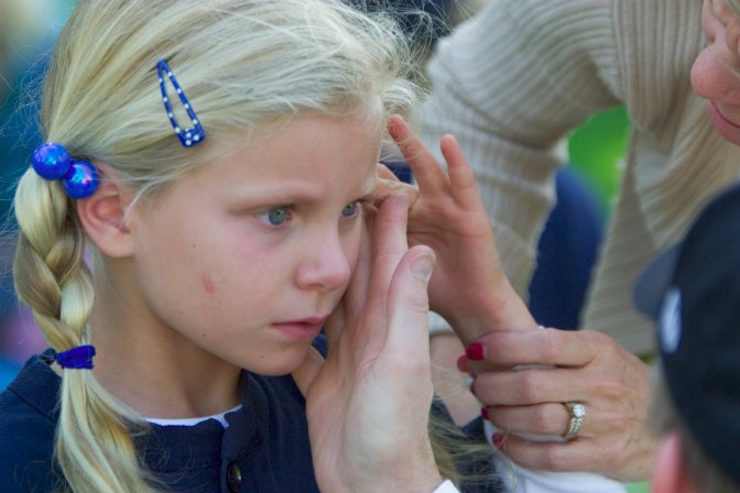 Kiley gets her bumped head checked