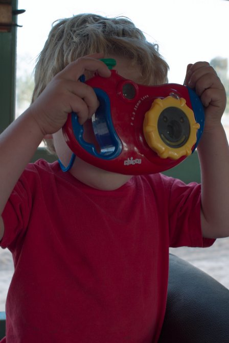 Timothy takes a snapshot