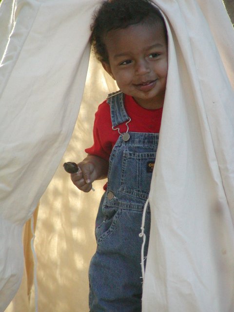 Miles and the teepee, II