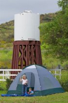 Sara and Timothy in the tent