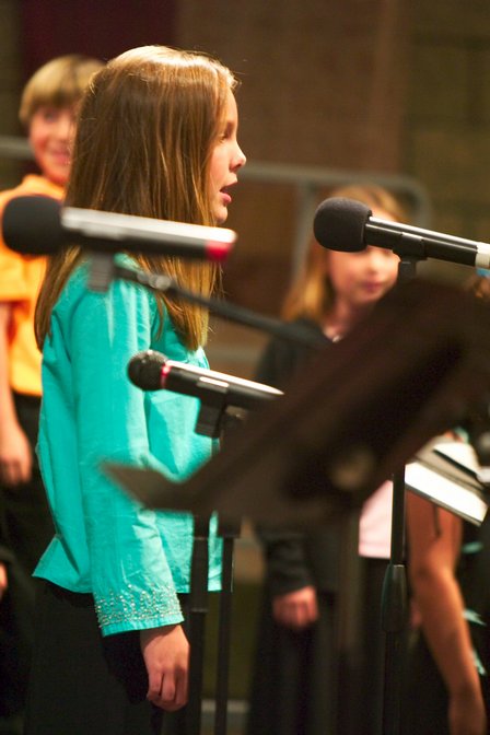 Danielle takes part in a duet in Marienwurmchen