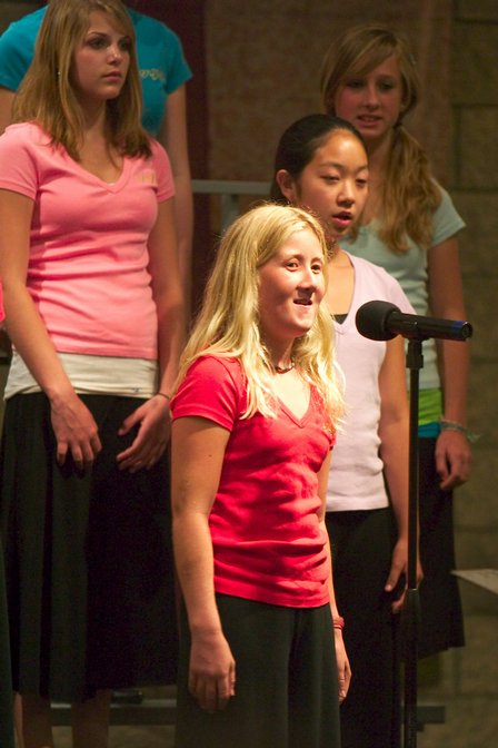 Sara sings Somewhere Out There