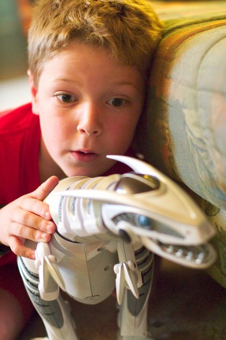 Timothy With Roboraptor, III