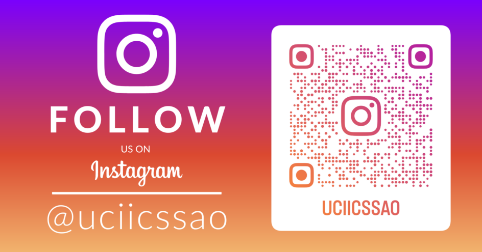 Follow us on Instagram @uciicssao