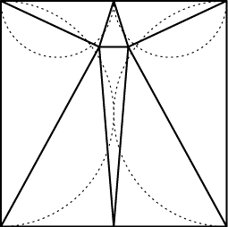 square partitioned into eight acute triangles