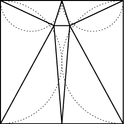 Matchsticks arranged as regular triangles, squares, pentagons and hexagons.