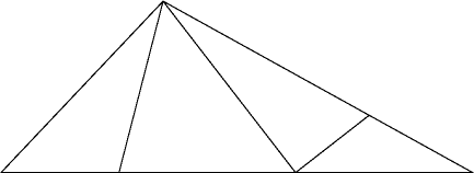 second solution to 2-3-4 triangle folding puzzle