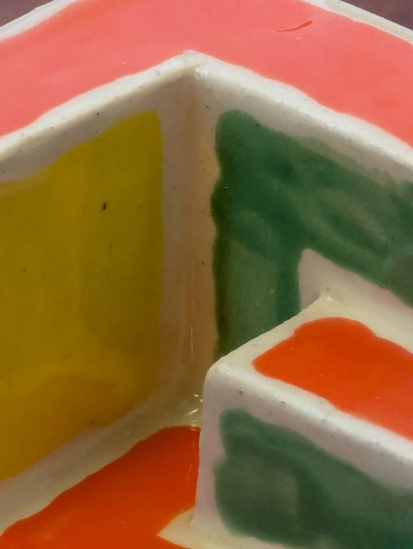 Bilaterally symmetric orthogonal permutohedron, another close-up view