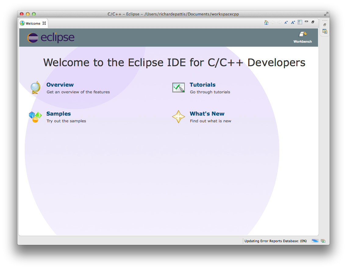 eclipse for c in mac configuration