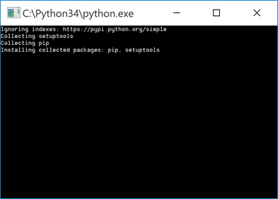 python installation window instructions pop setup