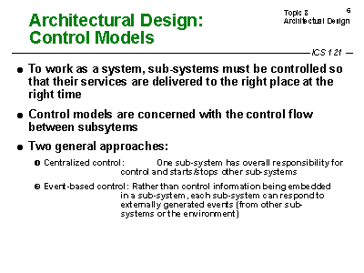 Architectural Design:
