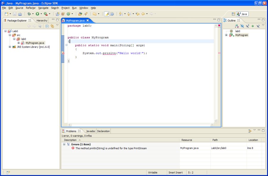 Eclipse screenshot