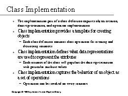 assignment on class implementation level 1